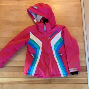 Kids Obermeyer ski jacket. Girls size 8